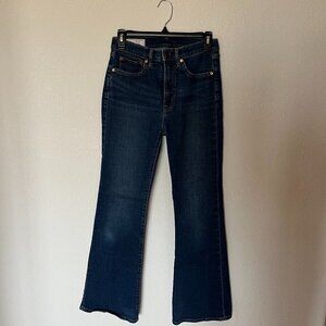 GAP Dark Wash High-Rise Flare Jeans 26 / 2R